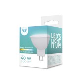 LED lempa GU5.3 MR16 12V 6W 3000K 400lm šiltai balta Forever